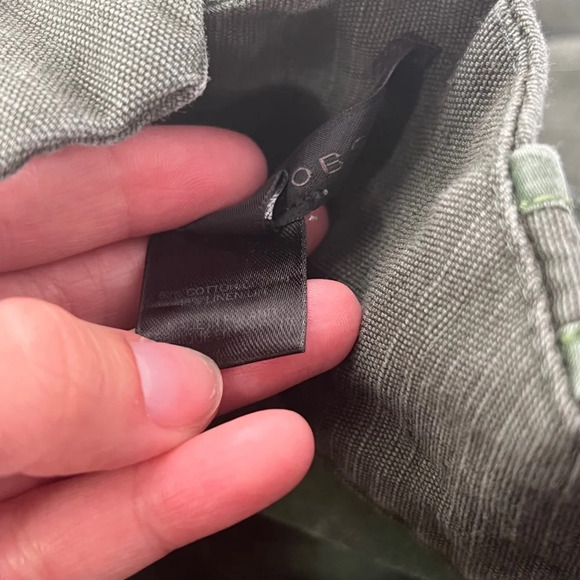 Marc Jacobs Two-Toned Capri Linen Pants Green Size 4 - Picture 12 of 15